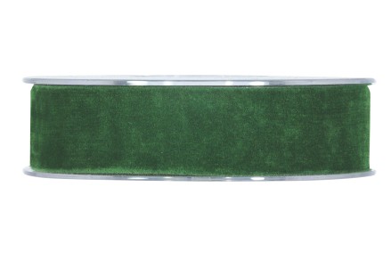 Cinta Doble Velvet Verde Oscuro 25mmx7m