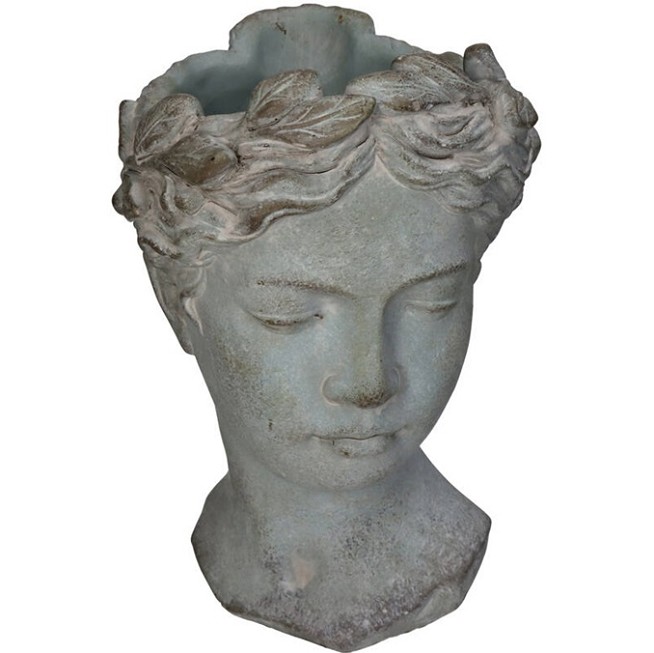 Escultura Venus Cemento Gris 18x18x27Hcm