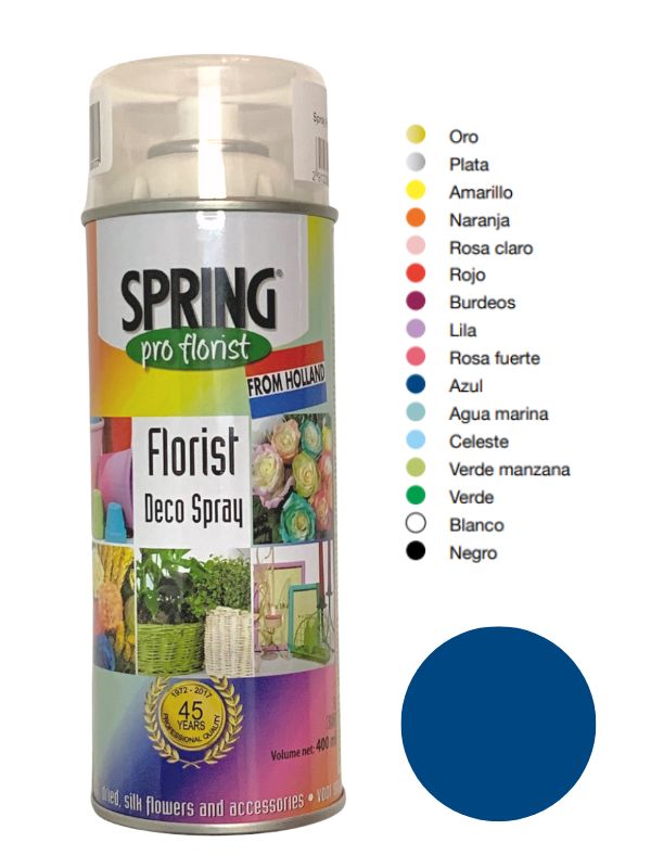 Spray Para Flor Natural Azul 400ml