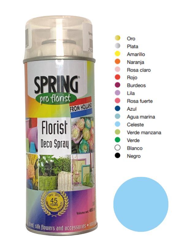 Spray Para Flor Natural Celeste 400ml