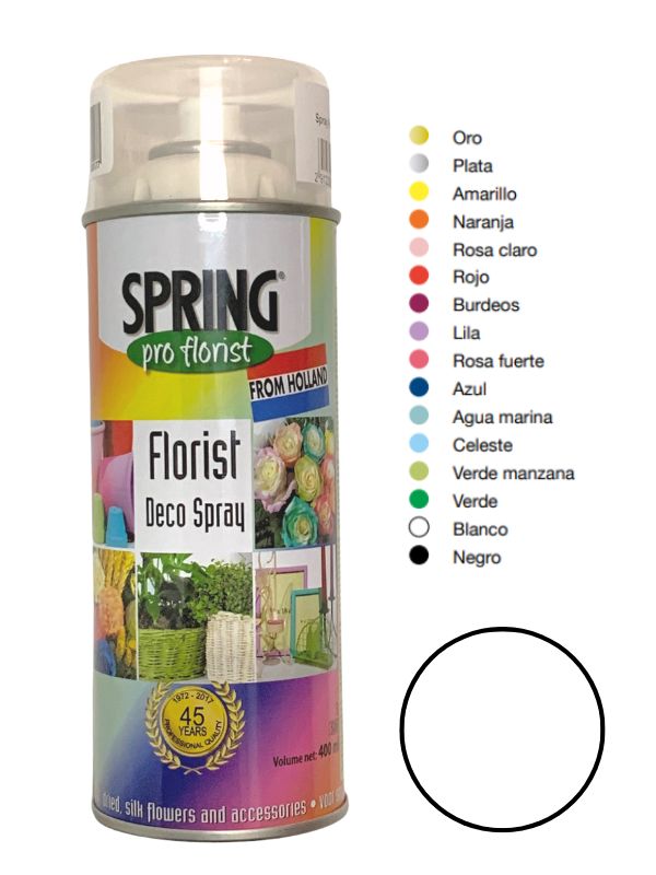 Spray Para Flor Natural Blanco 400ml