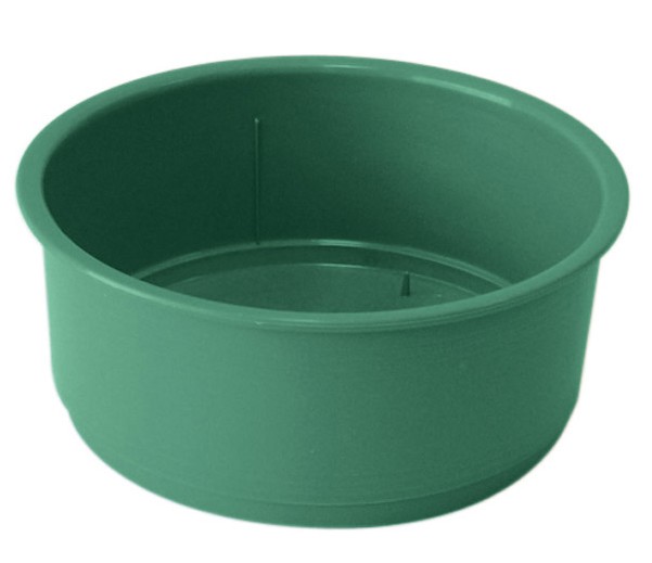 Base Redonda Plastico Verde 21cm