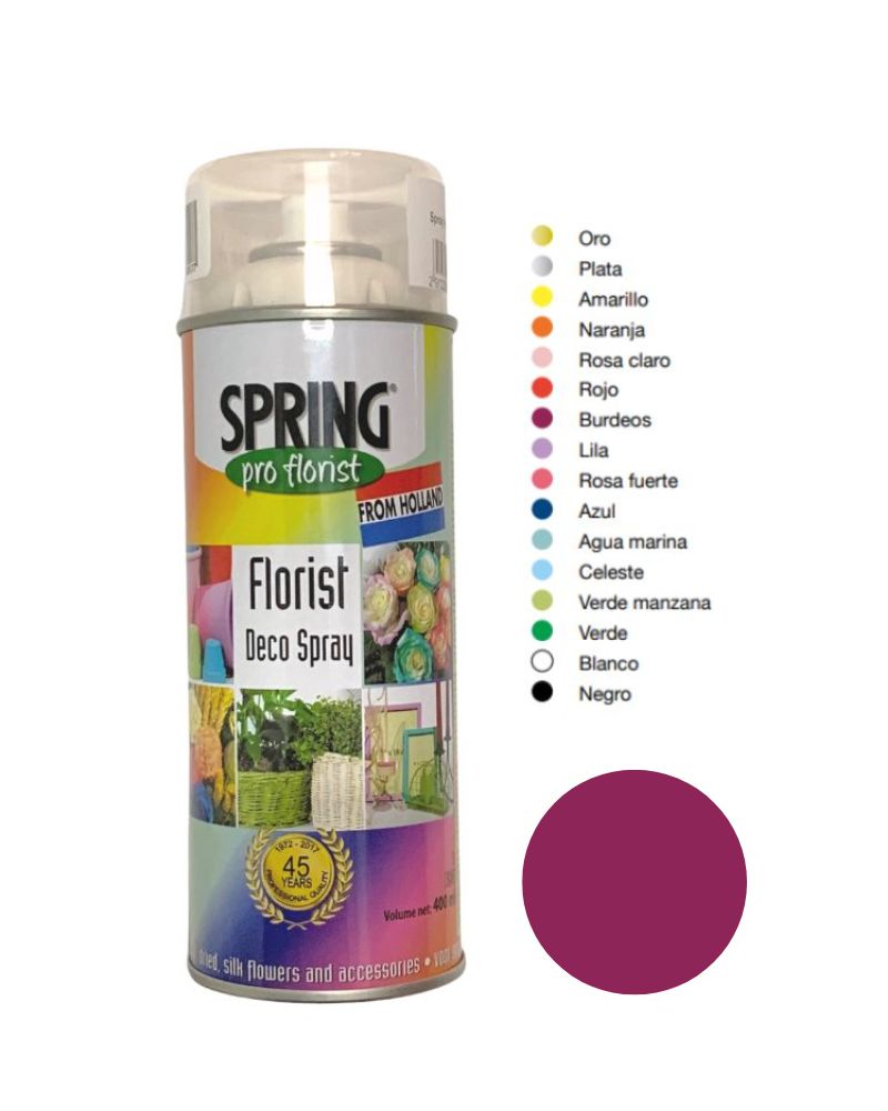 Spray Para Flor Natural Burdeos 400ml