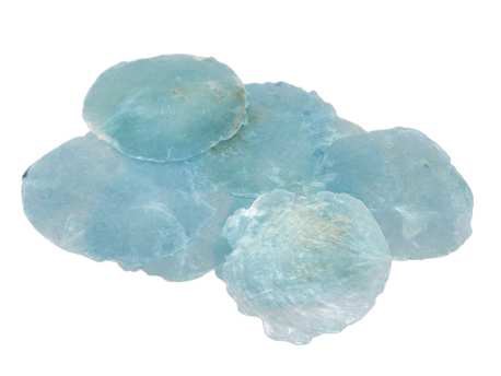 Conchas Capiz Azul sin Pulir 250g
