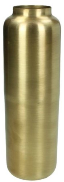 Jarron Metal Dorado 8.5x25.5Hcm
