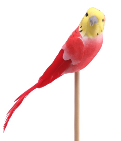 Pick Pajaro Coco Rojo 14,5cm "T10"