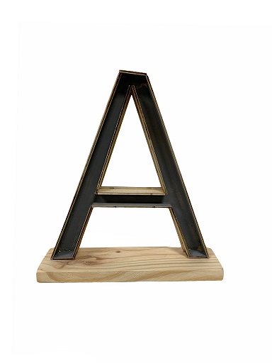 Letra A Classic con Peana 24x26.5Hcm aprox