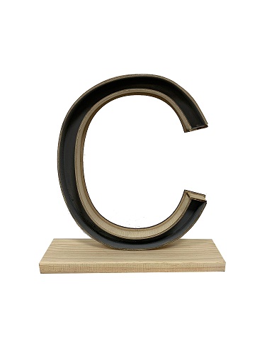 Letra C Classic con Peana 24x26.5Hcm aprox