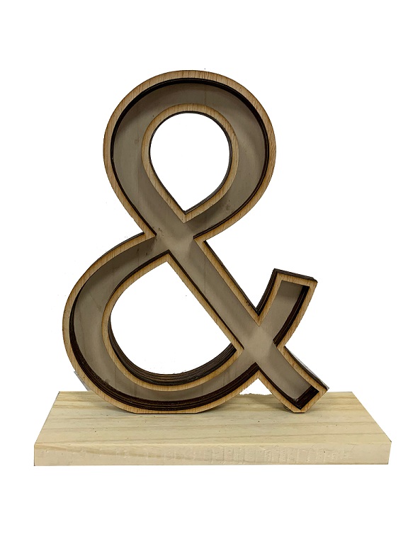 Letra & Classic con Peana 24x26.5Hcm