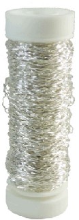 Alambre Zig Zag Plata 0.3mmx140m 100g