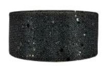 Cinta Tul Brillante Negro 4cmx50m