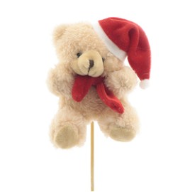 Pick Oso Navidad 10x8Hcm "T10"