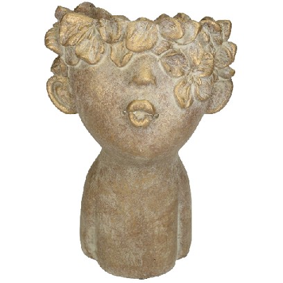 Escultura Nio Oro 17,5x26Hcm