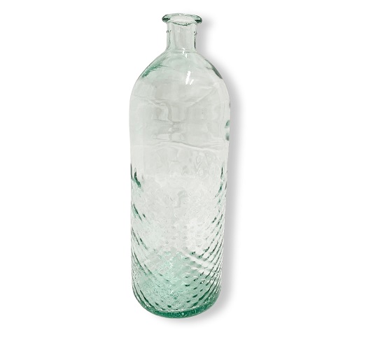 Botella Cuspide Vidrio 14x40Hcm