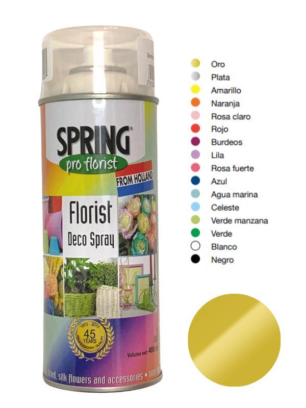 Spray Para Flor Natural Oro 400ml