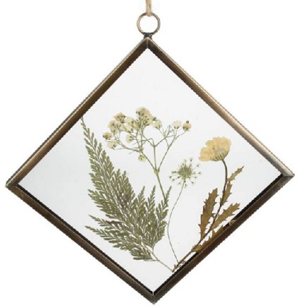 Adorno Ramas Secas Bronce 12x12Hcm