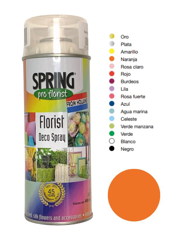 Spray Para Flor Natural Naranja 400ml