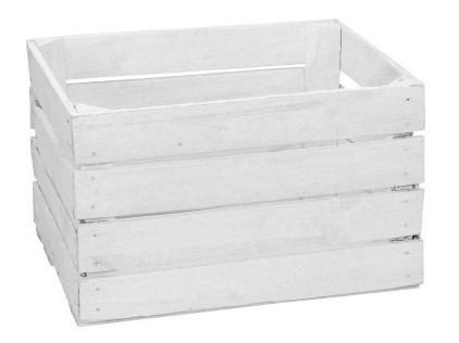 Caja Aymara Madera Blanca 40,5Ax50,5Lx32Hcm