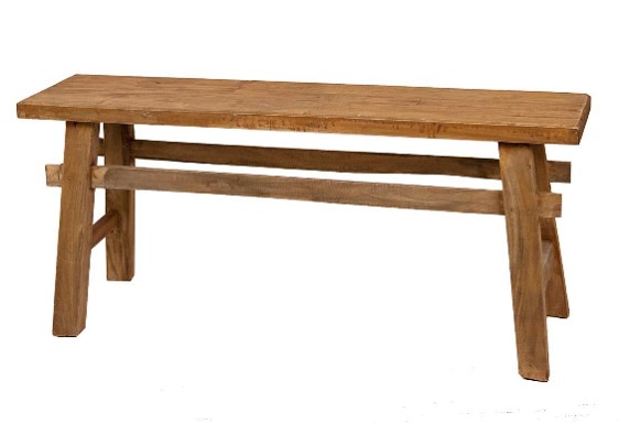 Banco Elinor Madera 27x118x53Hcm