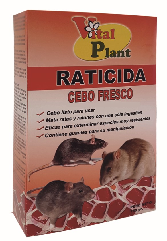 Raticida Cebo Fresco 150g