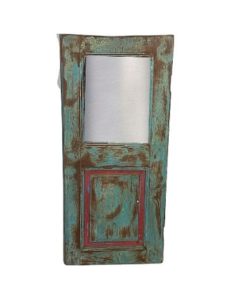 Puerta Antique Azul Grande 35x90Hcm