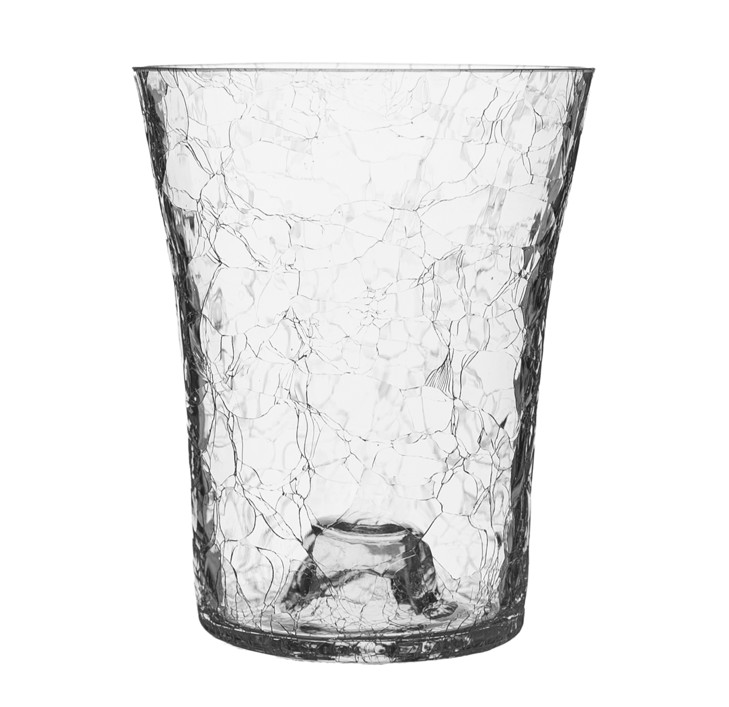 Maceta Cristal Venecia Craquele 14x17Hcm "T6"