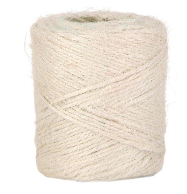 Cuerda Yute Blanca 2mm 100g