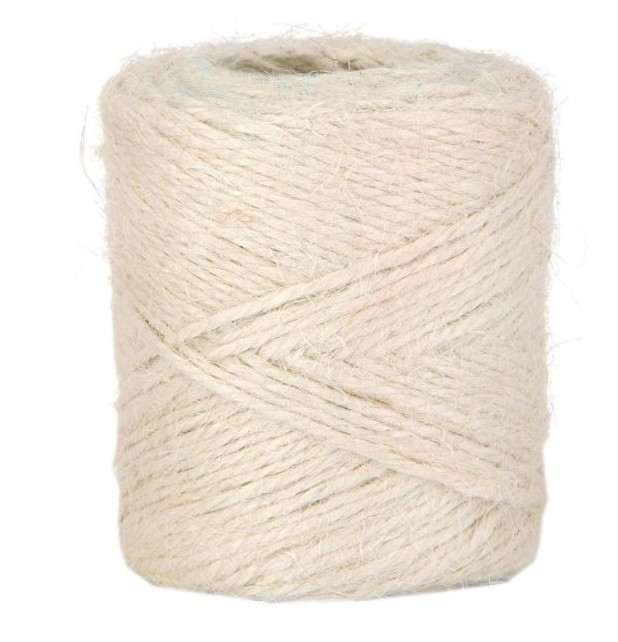 Cuerda Yute Blanca 2mm 100g