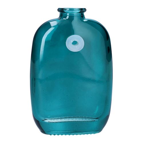 Botella Wall Azul Petroleo 3.5x7.5x11Hcm