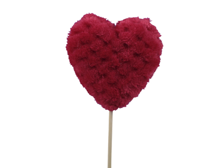 Pick Corazon Peluche 7cm (x6uds)