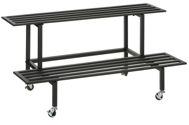 Estanteria Expositora Negra 44x90x42Hcm