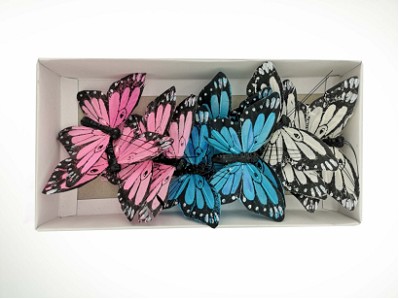 Mariposas Ibon 13.5cm (x12uds)