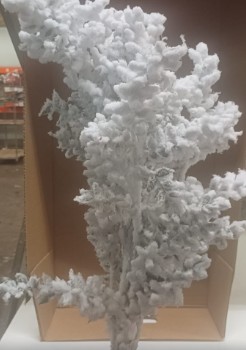 Ruscus Wild Floc Nieve Blanca 65cm "T25"