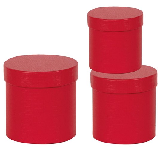 Sombrerera Chapelier Rojo (Set 3uds)