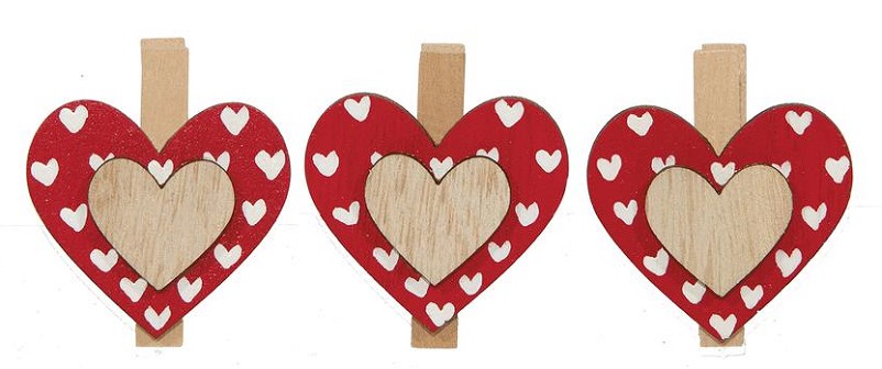 Pinza Corazones 4.5x4Hcm (x9uds)