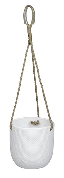 Cubremaceta Colgante Pita Blanco 13x13Hcm