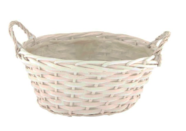 Cesta Atlantic Blanca 28x18Hcm