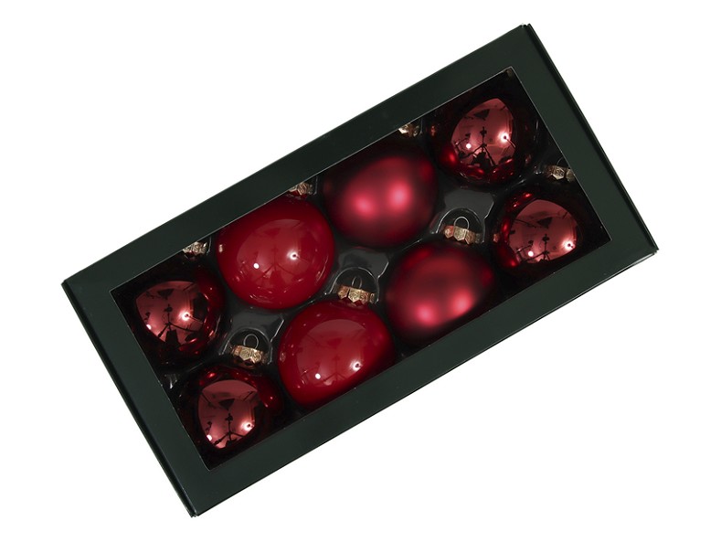 Bola Cristal Rojo 80mm "T8
