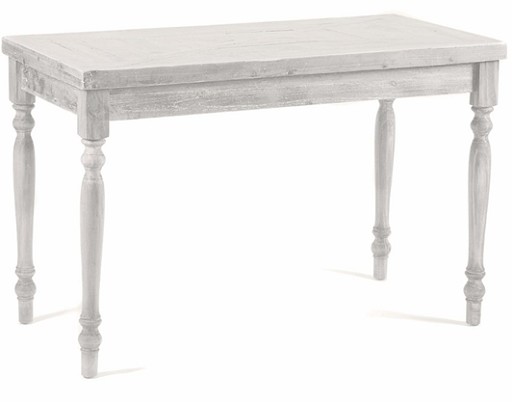 Mesa Antic Blanca 60x120x78Hcm