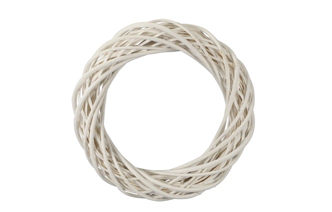 Corona Ratan Blanca 35cm