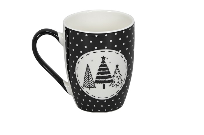Taza Becket Negra 8.5x10.5Hcm