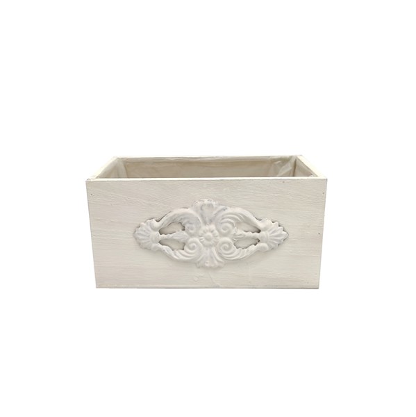 Cajon Isabel Blanco 24x13x12Hcm
