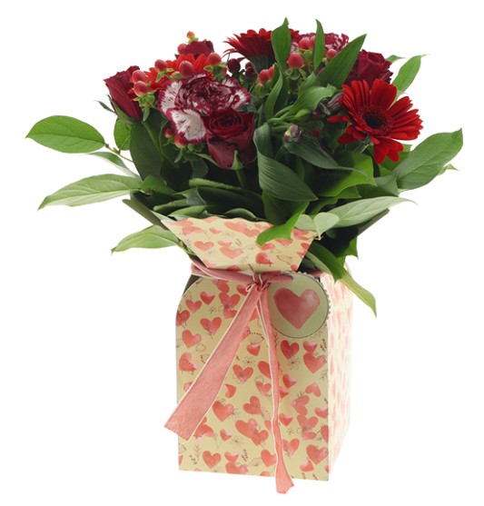 Porta Bouquet Lovefild 13x13x26Hcm "T10"