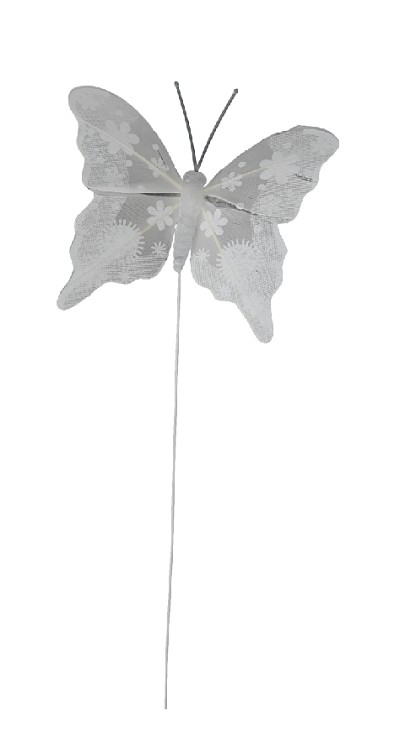 Pick Mariposa Nacapari Blanca 8cm "T12"