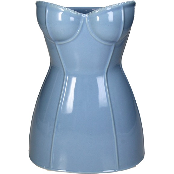 Jarron Bousiller Azul 14x19x25.5Hcm
