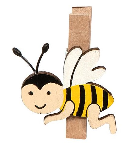 Pinza Pegs Amarilla 3x4.5Hcm "T9"