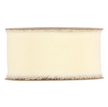 Cinta Organza Crema 50mmx10m