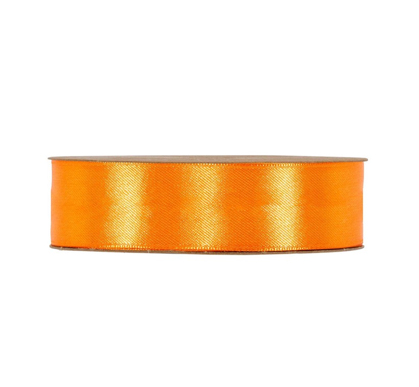 Cinta Saten Doble Naranja 25mmx50m
