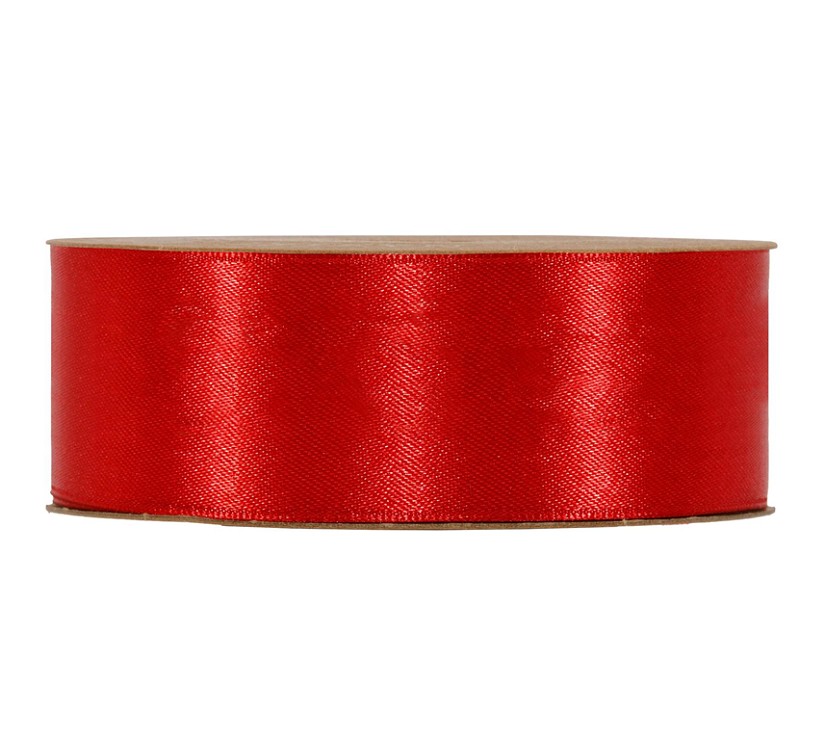 Cinta Saten Doble Roja 40mmx50m