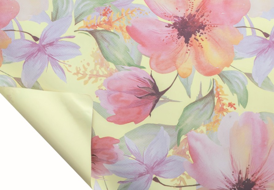 Bobina Celofan Monet Amarillo 80x20m